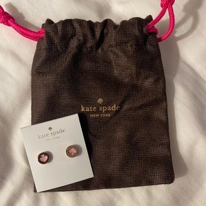 NWT Rose gold/light pink Tory Burch earrings